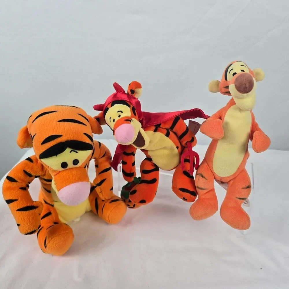 Disney Tigger from Winnie the Pooh & Friends 3 Plush Lot Vintage